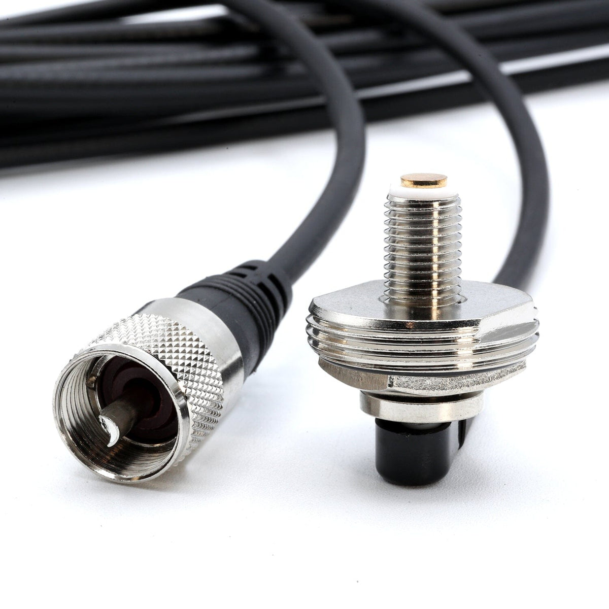 15 Ft Antenna Coax Cable with 3/8 NMO Mount