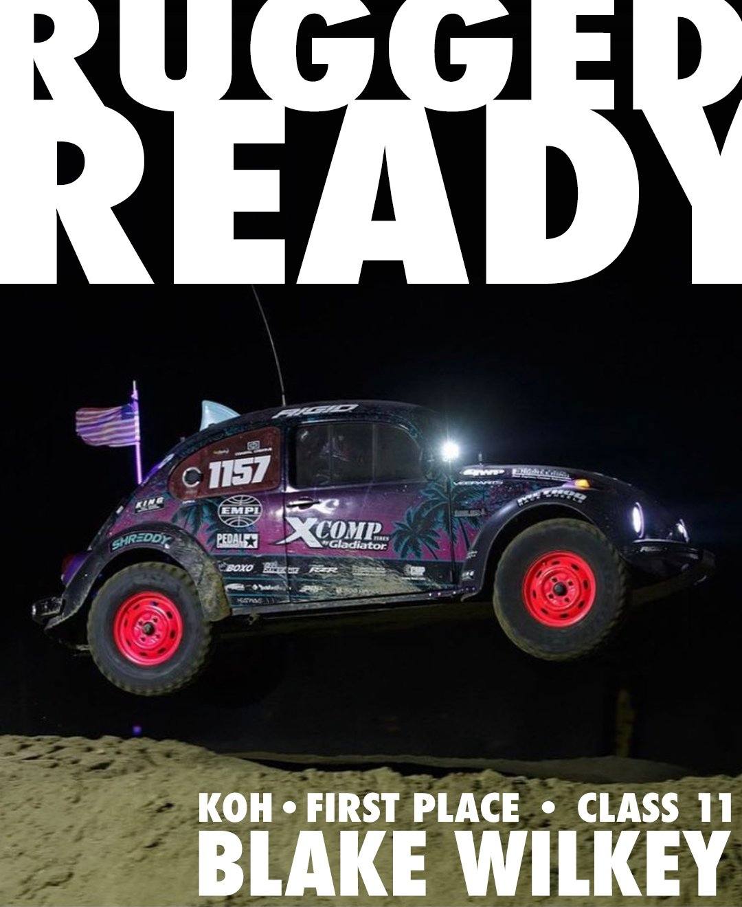 Rugged Ready | Blake Wilkey KOH Class 11 Stock Bug 1st Place