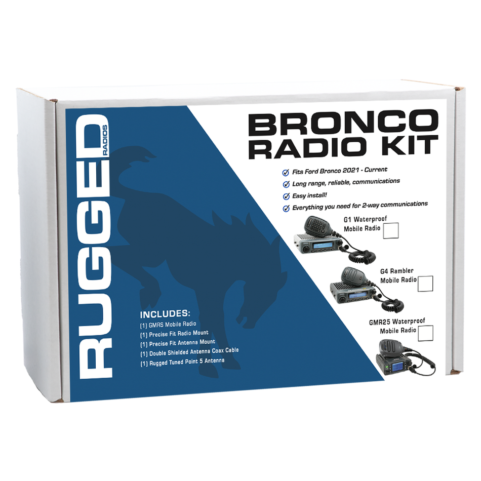 Kit de radio móvil GMRS bidireccional Ford Bronco