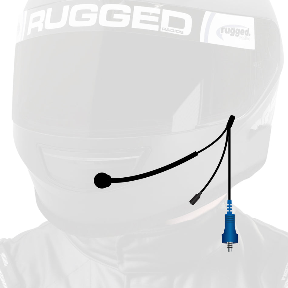 RUGGED Wired Helmet Kit with Mic and 3.5mm Jack