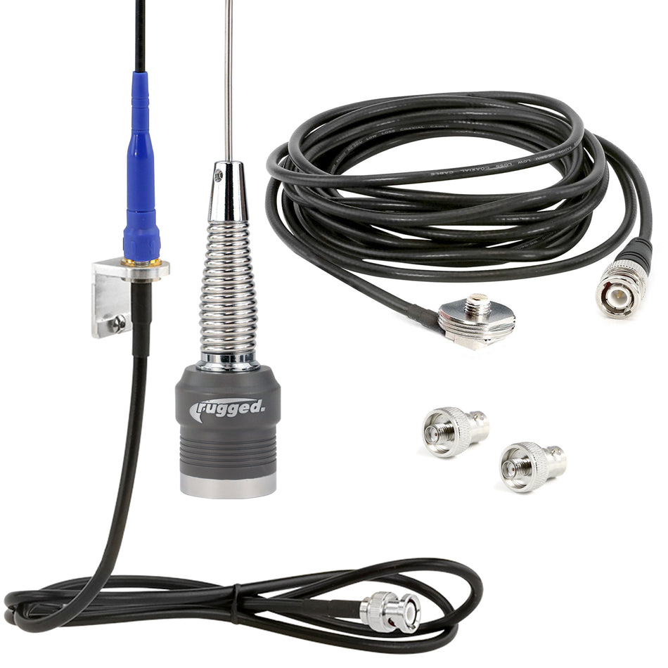 Kit de actualización de antena de carril largo para radio portátil Rugged V3 / RH5R