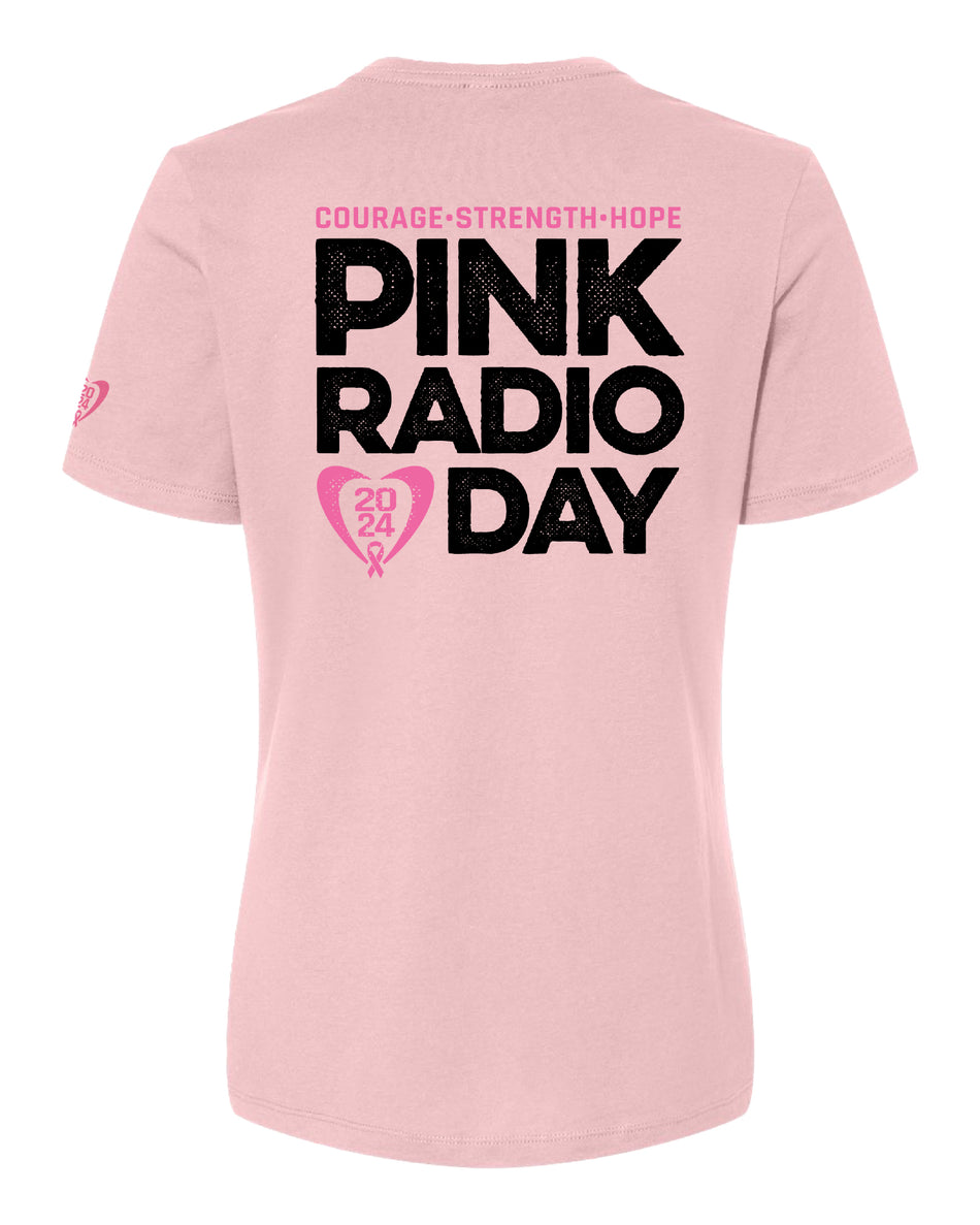 WOMEN'S Pink Radio Day T-Shirts