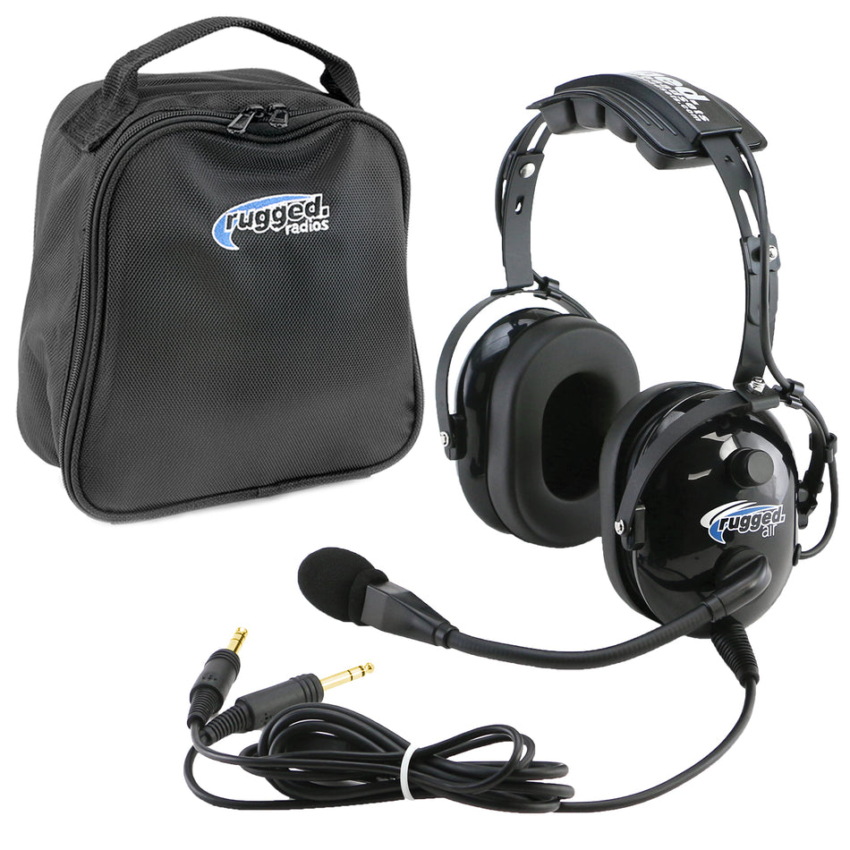 Auriculares para piloto estudiante de aviación general Rugged Air RA200